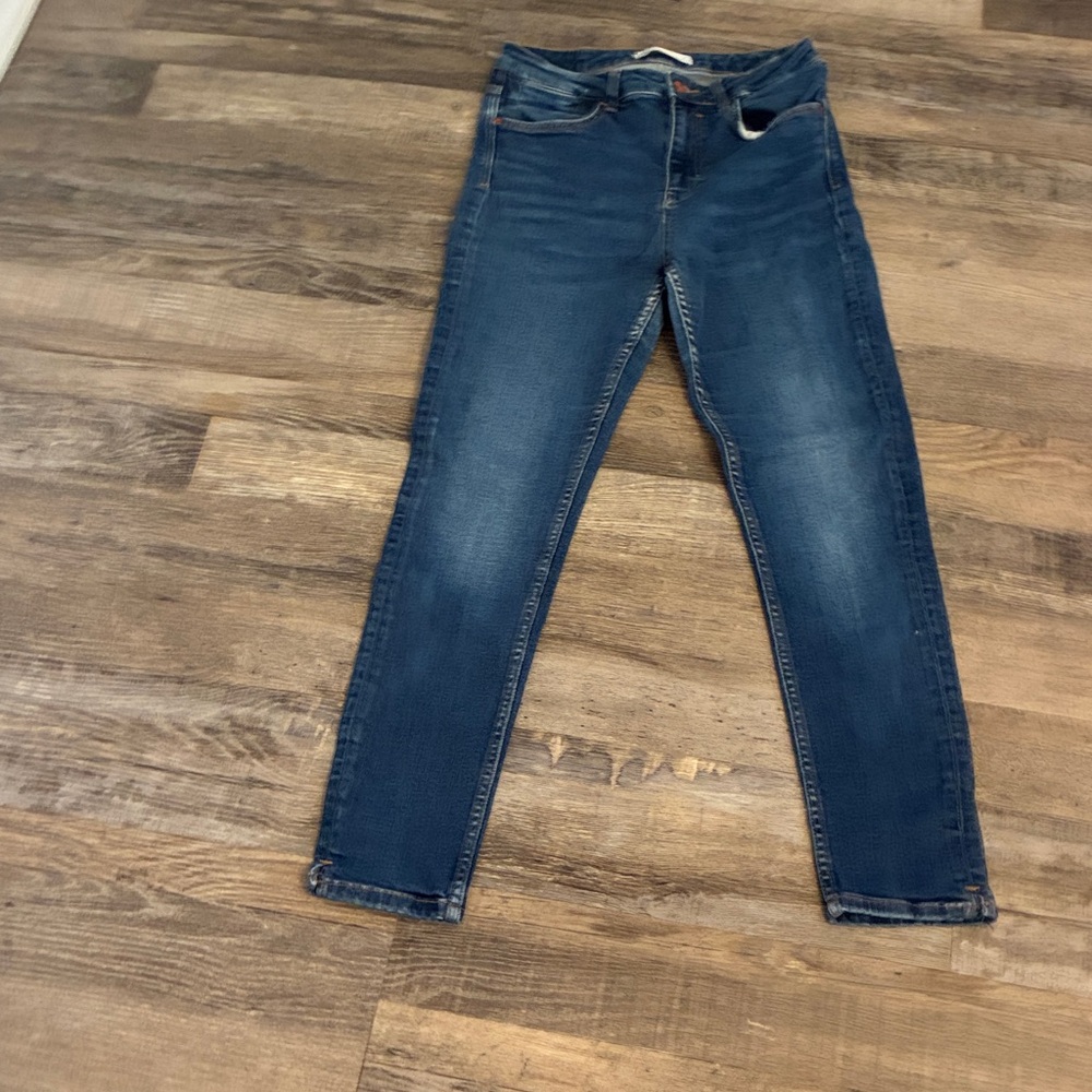Zara Z1975 Basic Denim Dept. Straight Leg New Without Tags Sz 28